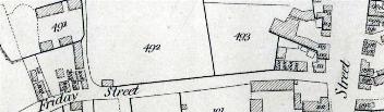1819 Map of Friday Street
